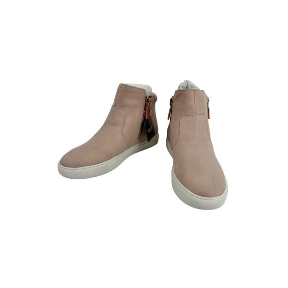 Kenneth Cole Kiera Casual Ankle Booties High Top Sneakers Sz 5.5 Rose New Other - Picture 1 of 8